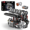 Mould King 10087 Inline-Four Engine Building Blocks Set, 1787 PCS Plastic Model Kit with Battery and Motor for Adults and Kids