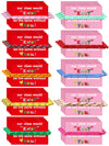 100 Pieces Valentine Knot Bracelets with Card Neon Rope Woven Friendship Bracelets for Kids Adjustable Rope Bracelets Bulk for G
