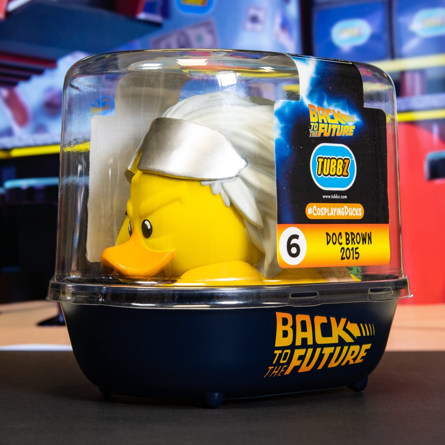 Tubbz Back To The Future Doc Brown 2015 Collectible Duck Vinyl Figure - Official Merchandise - Tv & Movies