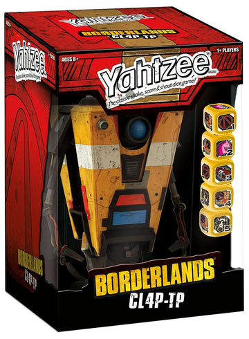 Usaopoly Yahtzee: Borderlands Cl4P-Tp Game