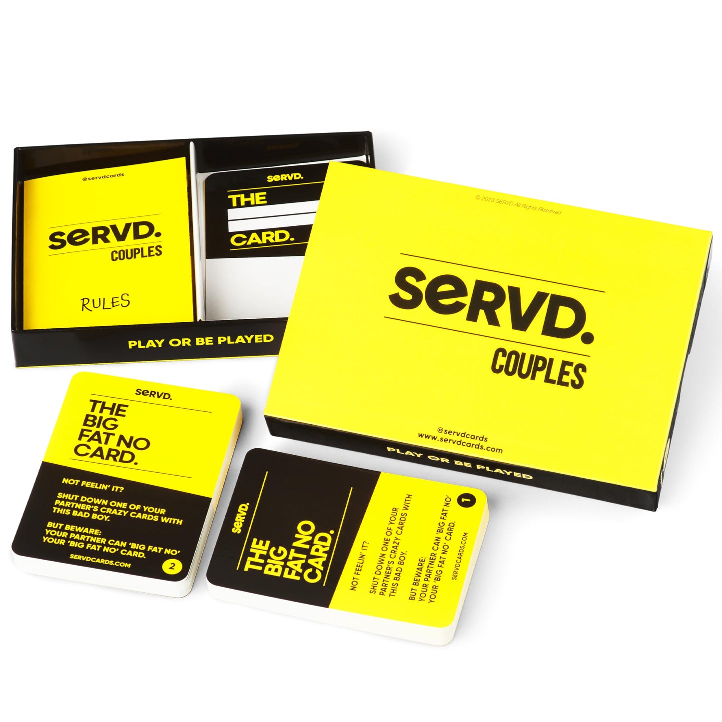 SERVD Couples Card Game - Hilarious Strategy Game for Date Nights, Anniversaries, Valentine's Day & Christmas - Unique Multicolor Gift