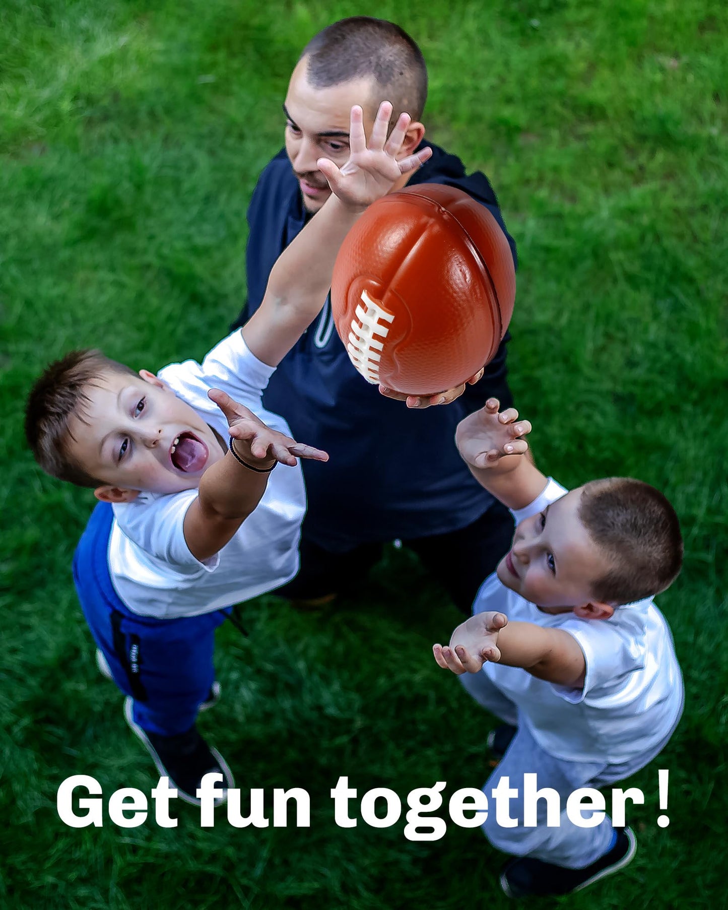 Cigocivi 6.7'' Foam Footballs Toys For Boys 6-15 Years Kids, Football Party Favors Christmas Xmas Birthday Gifts, Cool Boy Toys