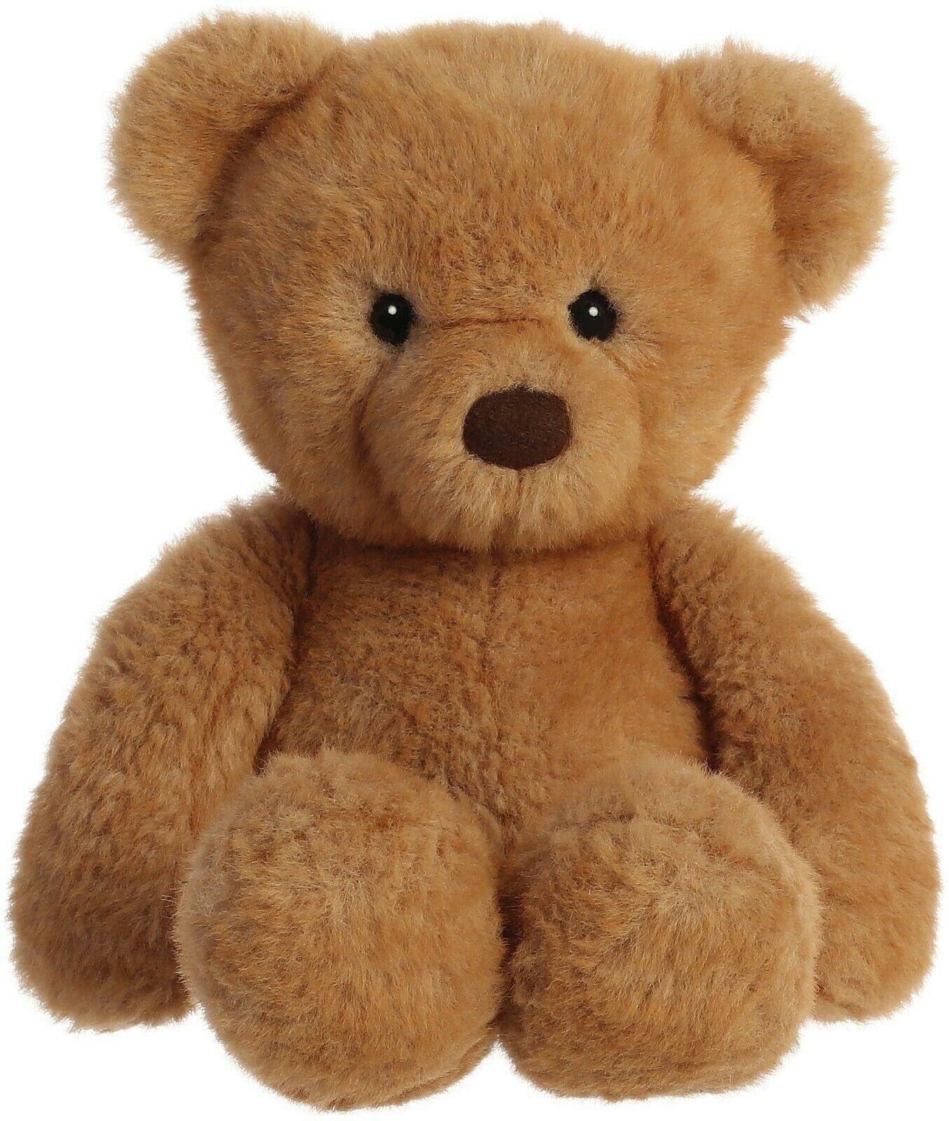 Aurora® Snuggly Softie Bear™ Stuffed Animal - Comforting Companion - Imaginative Play - Brown 13 Inches