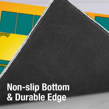 Biouai Playmat For Trading Card Game - Stitched Play Mats With Tube For Card Gameplay With Zones, 2 Player Trainer Game Playing