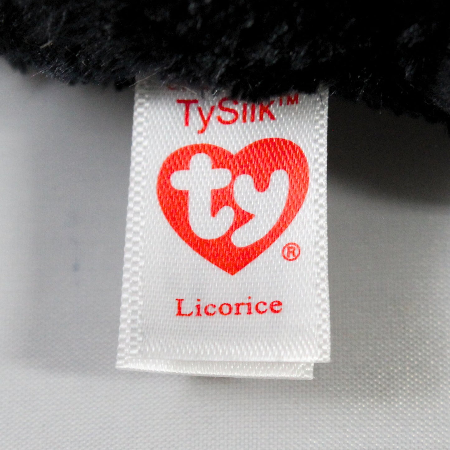 Ty Beanie Boos Licorice The Cat Plush Stuffed Animal - 6" Multi-colored Glitter Eyes