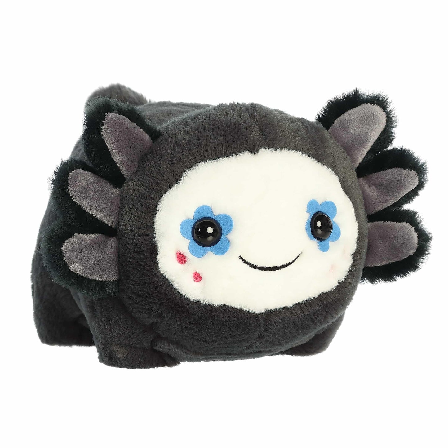 Aurora Spooky Spudsters Stacy Sugar Skull Axolotl Stuffed Animal - Round Shape Makes for Comforting Cuddles - Perfect for Hallow