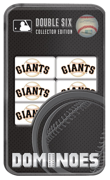 MasterPieces Officially Licensed MLB San Francisco Giants 28 Piece Dominoes Game for mature-themeds