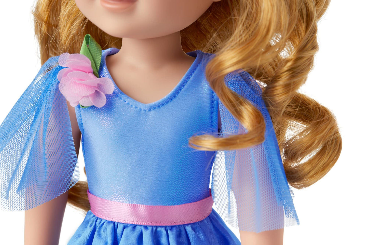 American Girl Welliewishers 14.5-Inch Doll Princess In Bloom Outfit With Matching Shoes And Pink Tiara, For Ages 4+
