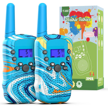 Selieve Toys Gifts For 3 4 5 6 7 8 Year Old Boys, Walkie Talkies Kids 22 Channel 2 Pack With Led Flashlight & Vox Function, Boys