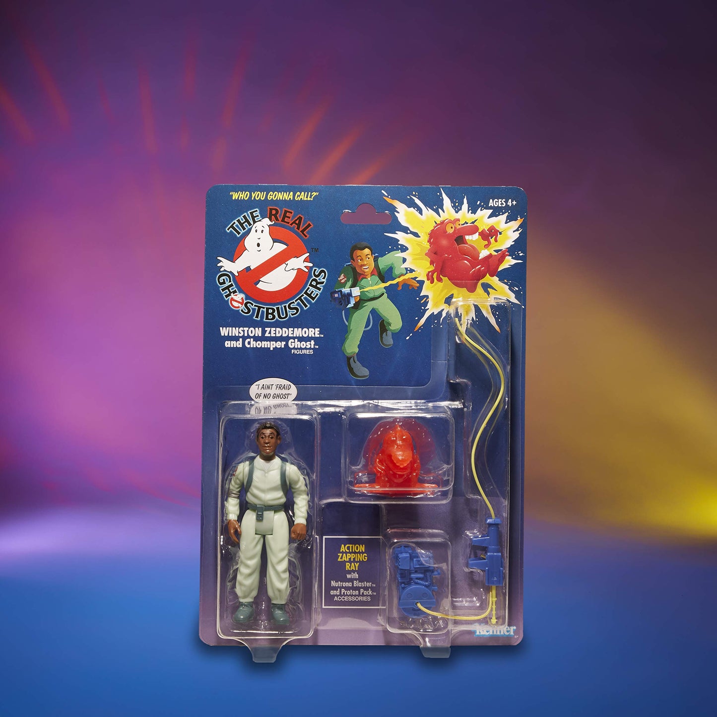 Power Rangers Ghostbusters Kenner Classics Winston Zeddemore And Chomper Ghost Retro Action Figure Toy With Accessories Great Gift For Collectors And Fans