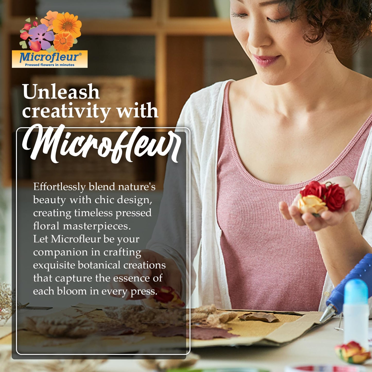 Microfleur - Regular Microwave Flower Press Refill Pack - Floral Art Crafting Accessory, Creative Pressing, DIY Handicrafts Crea