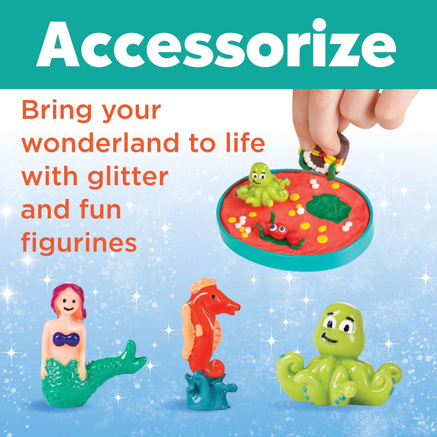 Creativity for Kids Make Your Own Under the Sea Water Globes - Make 3 DIY Snow Globes, Arts and Crafts for Boys and Girls, Kids