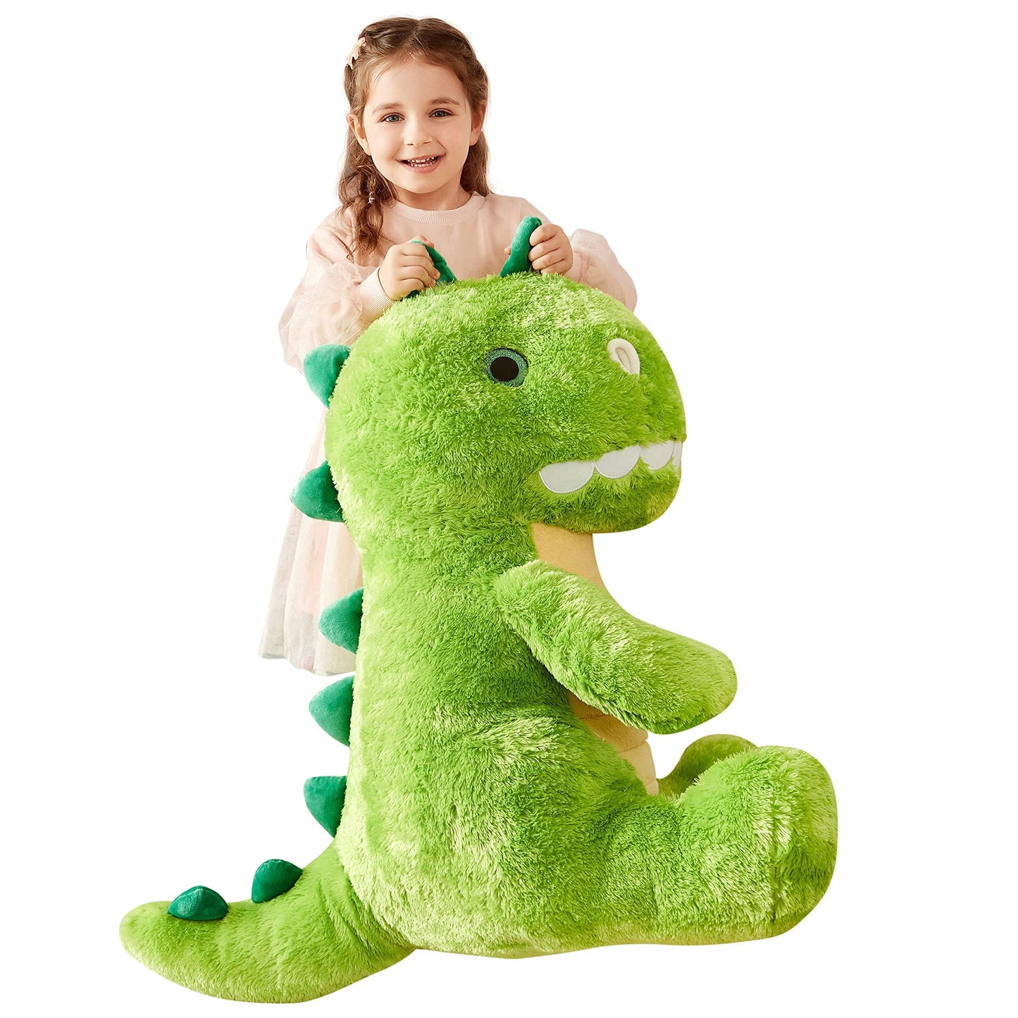 Ikasa Large Dinosaur Stuffed Animal Plush Toy,Giant T-Rex Cute 23' Jumbo Soft Toys,Huge Big Size Fluffy Plushy Fat Plushie,Gifts For Kids