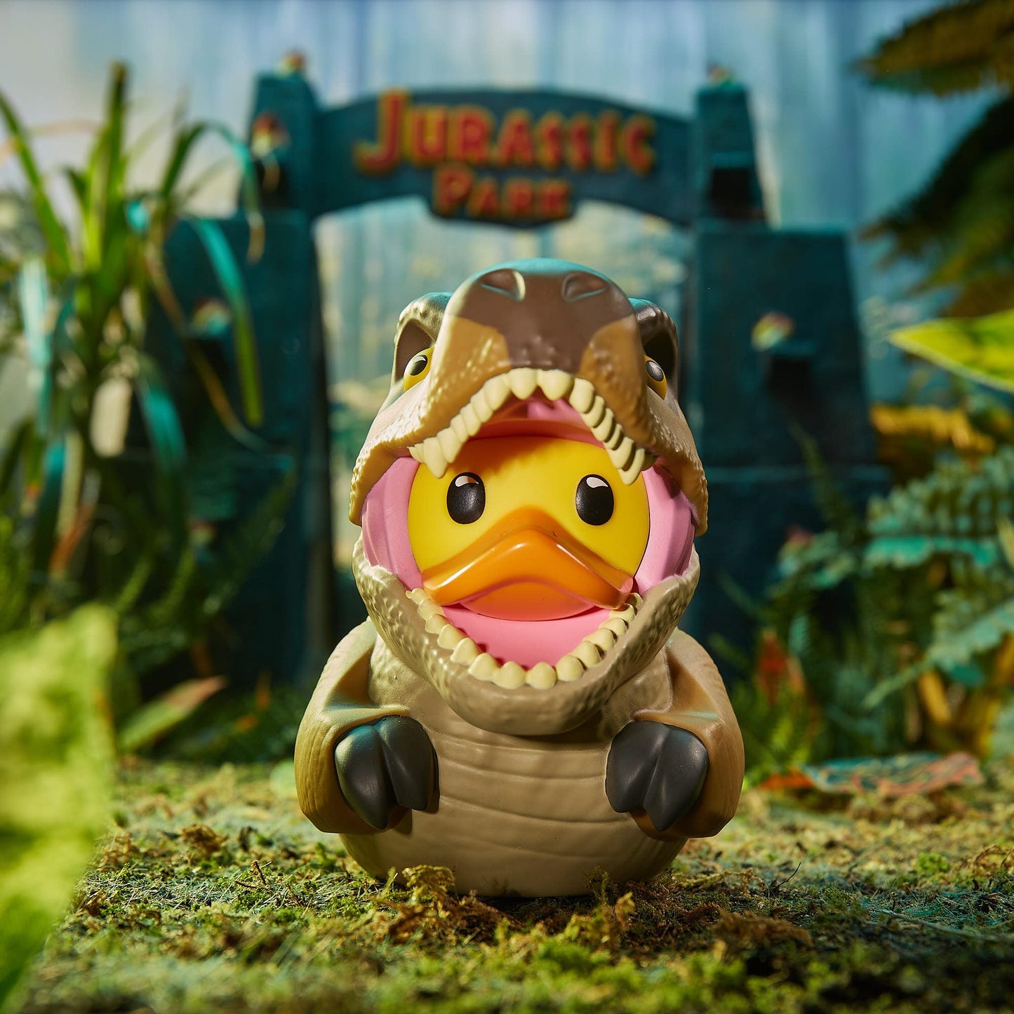 Tubbz First Edition T-Rex Collectible Vinyl Rubber Duck Figure - Official Jurassic Park Merchandise - Sci-Fi Tv, Movies & Video