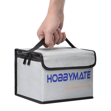HOBBYMATE Lipo Battery Safe Bag Fireproof - for Lipo Battery Charging Protection, Lipo Battery Storage, Lipo Battery Transportin