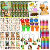72Pcs Woodland Animals Coloring Book With Crayons Bulk,Forest Creatures Party Favors Goodie Bags Fillers,Wild Animal Birthday Pa