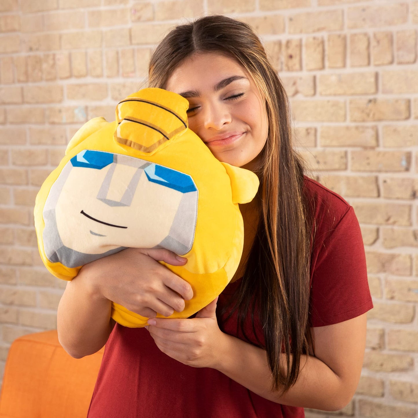 Club Mocchi-Mocchi- Transformers Plush - Bumblebee Plush - Transformer Toys - Transformers Rise Of The Beasts Toys - Collectible