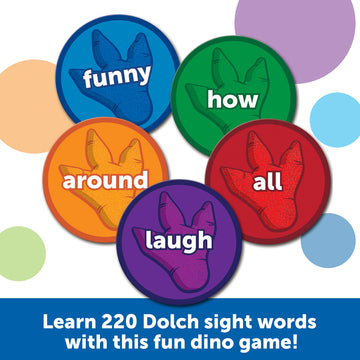 Sight Word Stomp!, Educational Indoor Games, Preschool Alphabet ,Toddler Brain Toys, Toddler Preschool Learning, 114 Pieces, Age