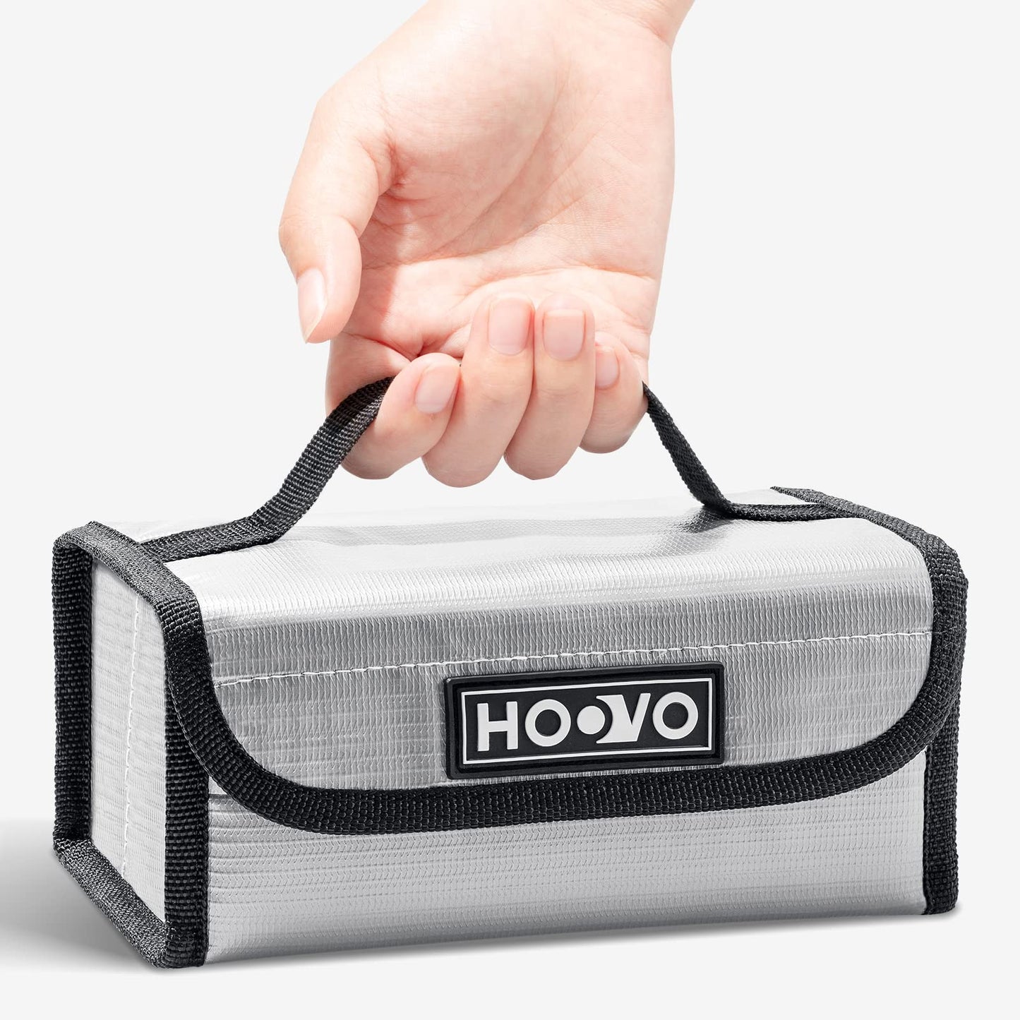 HOOVO Lipo Battery Bag, Fireproof Explosionproof Lipo Battery Storage Protector Guard Safe Bag for DJI Battery/RC Battery - 2 Pa