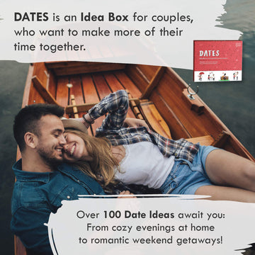 120 Questions And Date Night Ideas For Couples - Date Night Box With Date Night Cards - Fun Date Night Game, Couples Game For Da