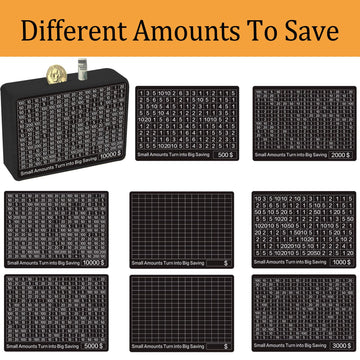 Money Saving Box Cash Vault Wooden Savings Challenge Box Piggy Bank For Adults Kids Budgeting And Savings Goals Coin Bank For Bo