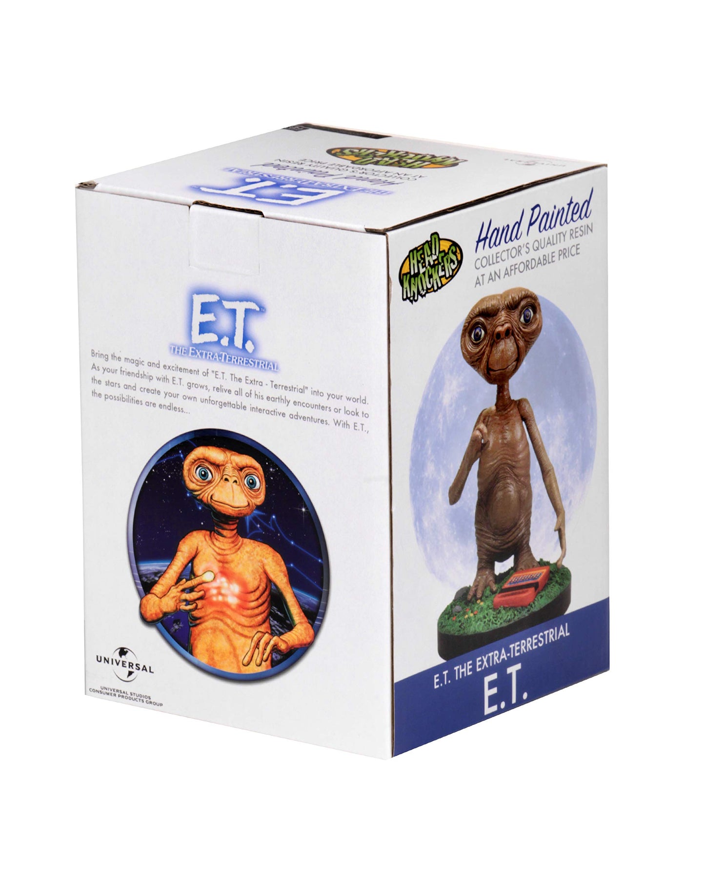 NECA E.T. The Extra-Terrestrial Head Knocker, 7" Resin Figure, Model 55060.0