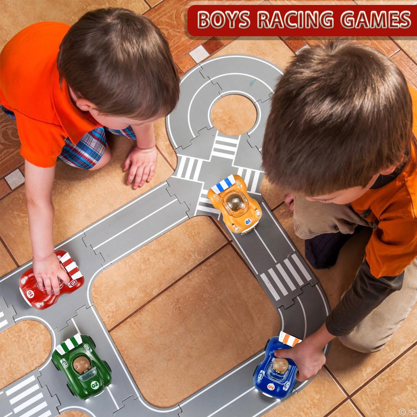 Cddzsw 12-18 Months Toddler Pull Back Car Toys For 1 2 3 Years Old Boys And Girls Kids Trucks Toys 1-3 Years Old Baby Car Birthd