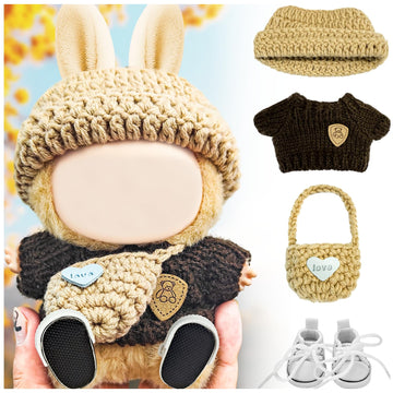 Cute Doll Clothes Design Outfits Blind Mystery Box Mart Accessories Mini La Boo-Boo Big Into Energy Monster Labooboo Case Cover