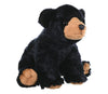 Wild Republic 12 Black Bear Plush Stuffed Animal Toy - Cuddlekins Brown/Black Gift for Kids