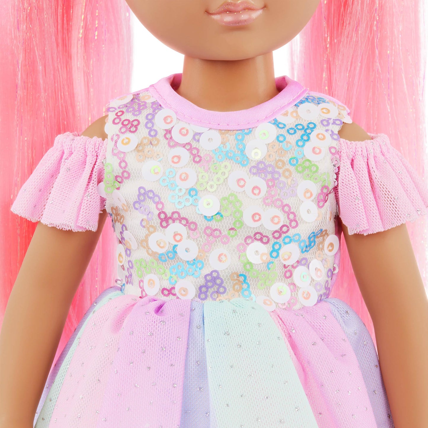 Glitter Girls - 14-Inch Doll And Toy Horse - Blue Eyes & Pink Hair - Rainbow Mane & Removable Saddle - Cowgirl Boots, Top Hat &