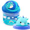 Squishmallows Tatiana The Dragon Premium Fluffy Slime, Blue Raspberry Scented, 3 Fun Add Ins, 8 Oz. Soft Sludge Toy For Kids, 6+