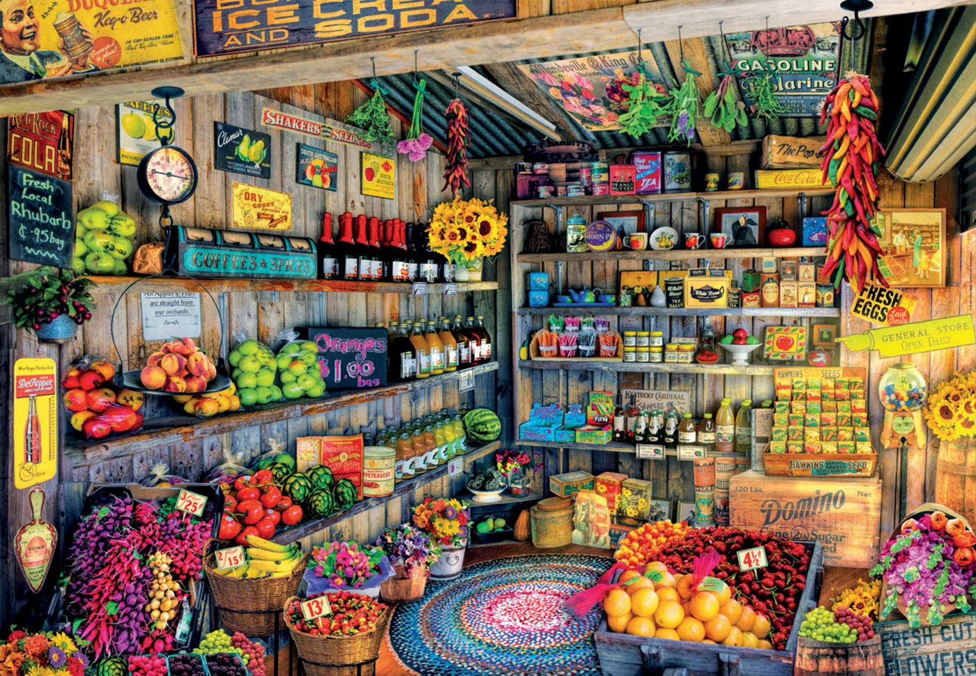 Educa Children'S 2000 The Farmers Market Puzzle
