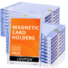 35pt Magnetic Card Holder 100 Pack enhanced One-Touch Protector for Sports Baseball and Collectible Trading Cards SeDisplay Case for Standard-Sized Cards