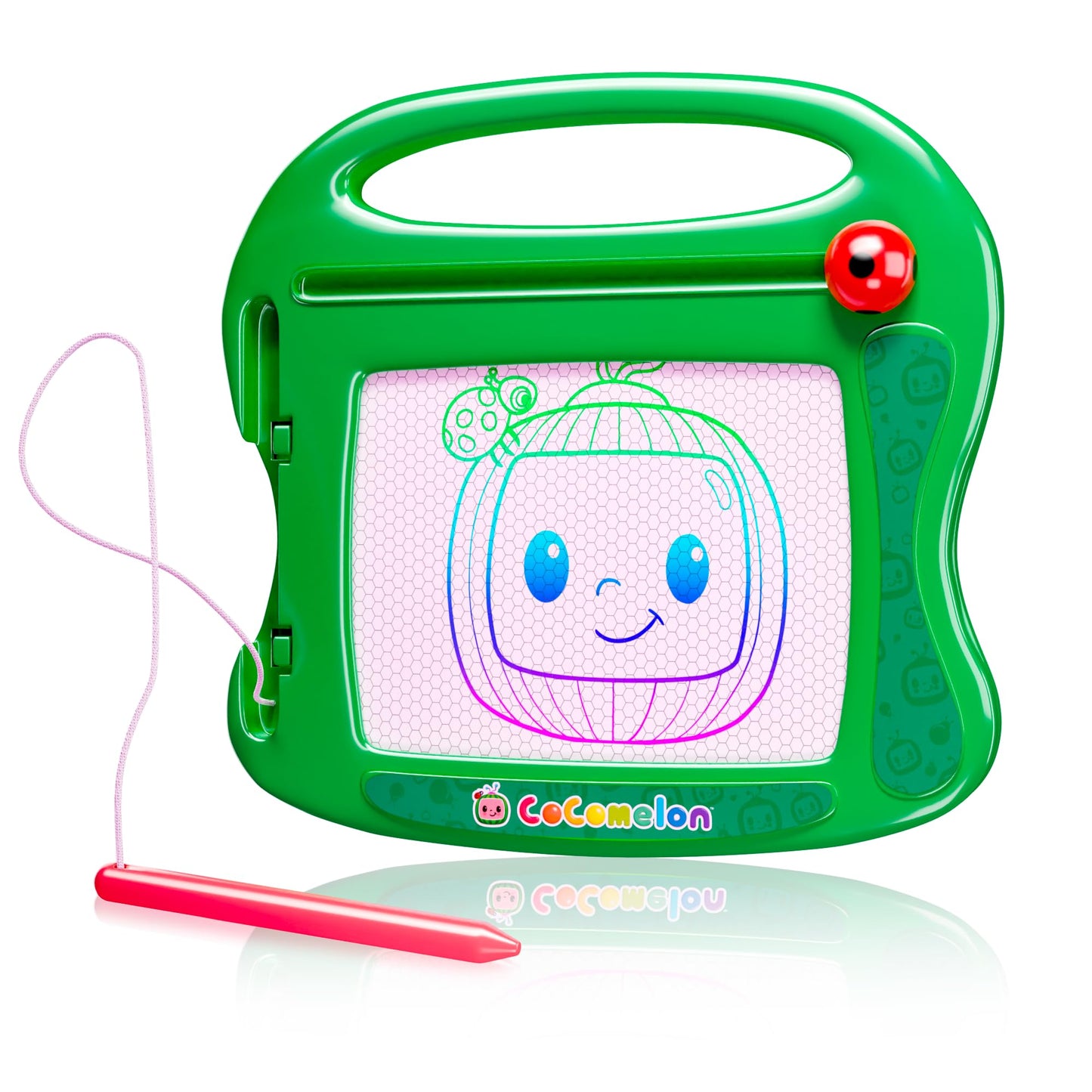 Lollipop Magnetic Board Cocomelon Travel Sketcher | Drawing Pad For Kids With Magnetic Pen - Creative Play On The Go Great Cocomelon Toys For Girls And Boys