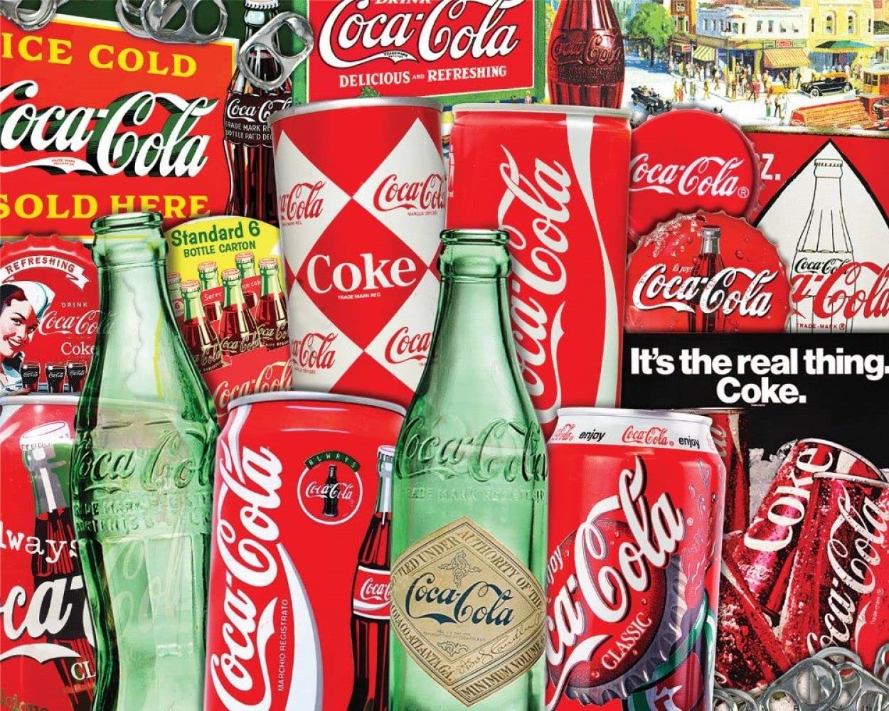 Springbok'S 1000 Piece Jigsaw Puzzle Vintage Soda Cans - Made In Usa