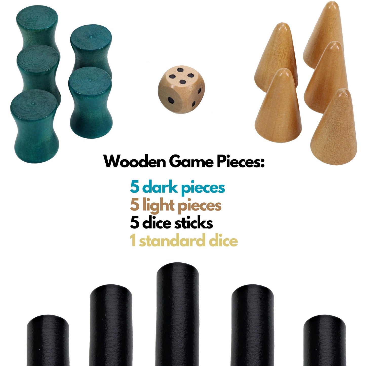 We Games Senet Egyptian Board Game – Handcrafted Solid Wood Senet Set For Historical Education, Cultural Appreciation & Strategy – Ancient Game For Family & Friends