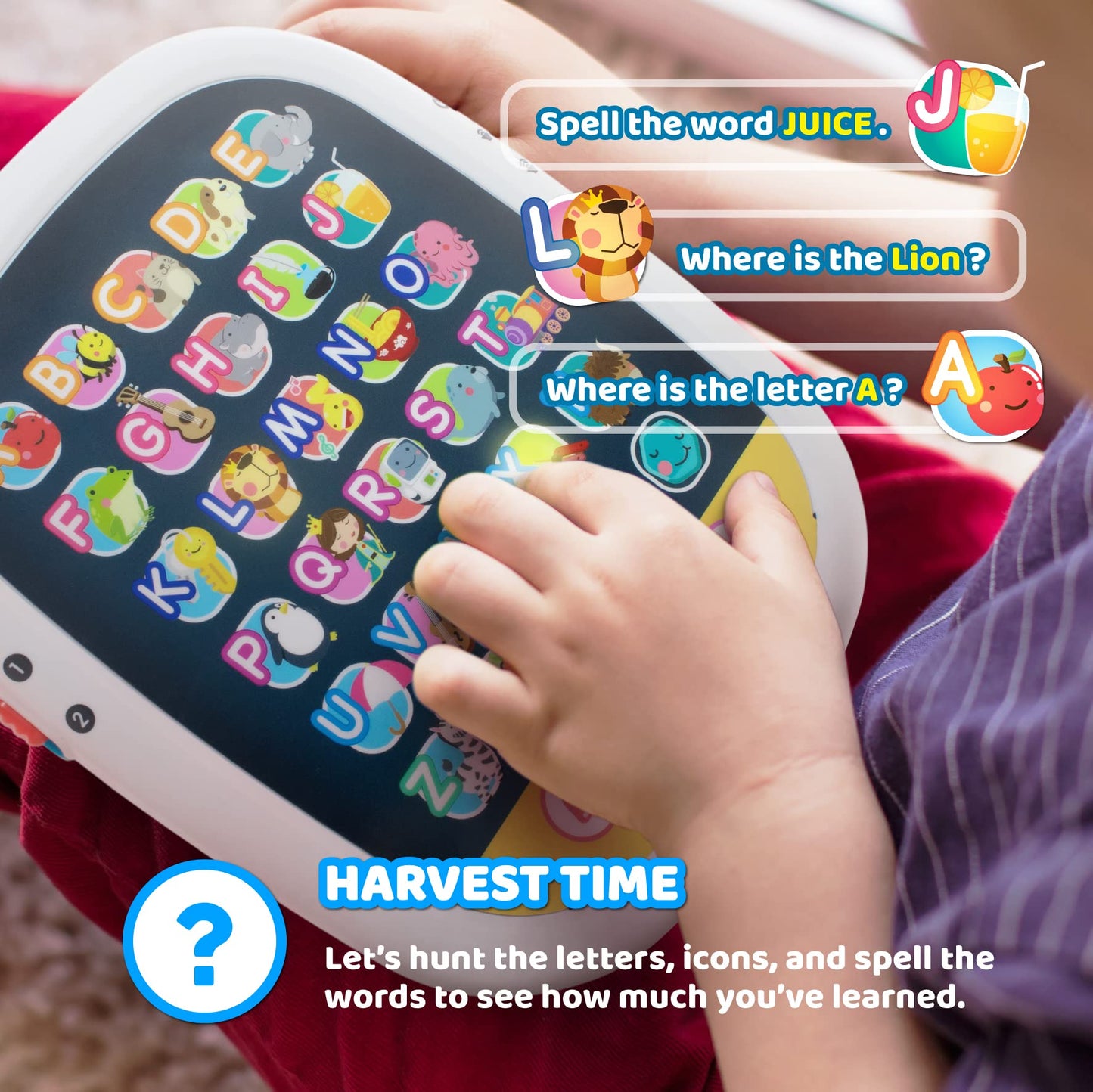 BEST LEARNING Touch & Learn Tablet - Educational Toy for Toddlers 2-5, Interactive, Small, Plastic, Model 1011VB
