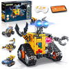 Demkia Robot Building Kit for Kids and mature-themeds 4-in-1 Rechargeable RC Robotics Kit with Remote & App Control STEM Coding Toys & Science Projects Birthday Gifts for Boys Ages 8-12+ (588 Pcs)