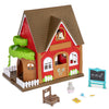 Lil Woodzeez - Woodland Schoolhouse - Dollhouse Playset - 1 Doll Figure, Miniature Furnitures & Accessories Included - Pretend P