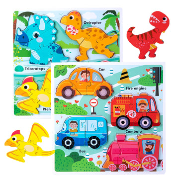 Wooden Puzzles For Toddlers 2-4