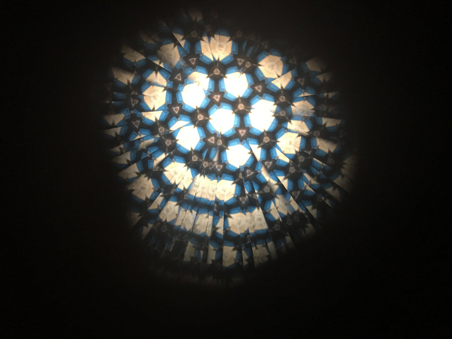 N & J Kaleidoscope Teleidoscope In Solid Walnut Wood, 6 Inch By 3/4 In. Diameter, Band Of Assorted Inlaid Hardwoods.Handcrafted In U S A !