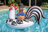 Poolmaster Inflatable Swimming Pool Party Float, 48" Vinyl, Black/White/Red, Model 87005