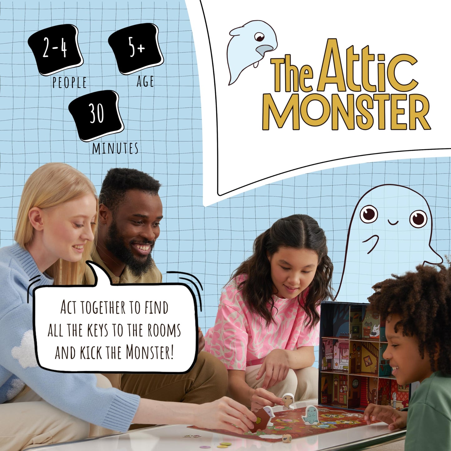 The Bunnies Patrol | Family Board Game | Board Game For Adults And Family | Adventure Board Game | Ages 5+ | For 2 To 4 Players