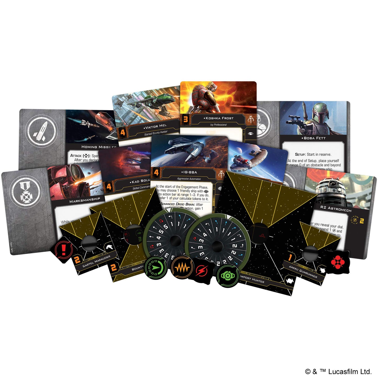 Star Wars X-Wing 2nd Edition Scum and Villainy Conversion Kit - Strategy Game by Atomic Mass Games for 2 Players, Ages 14+, 45 Min Playtime