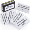 Witty Yeti Bad Parking Cards 50 Pk - Funny Family-Friendly Pranks, White & Black, Small Size, Perfect Xmas Stocking Stuffers