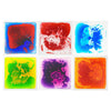 Art3d Liquid Sensory Floor Tiles, 11.8"x11.8", Colorful PVC, Model A11, Set of 6