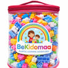 Bekidomaa Building Blocks With Wheels, 200-Piece Creative Set, Moveable Wheels, Stem Educational Toy, Multicolored, Ages 3 And U
