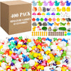 Barydat 400 Pcs Mini Resin Garden Figures for Pranks Hide Crafts Tiny Resin Animals Accessories for Miniature Garden Landscape D