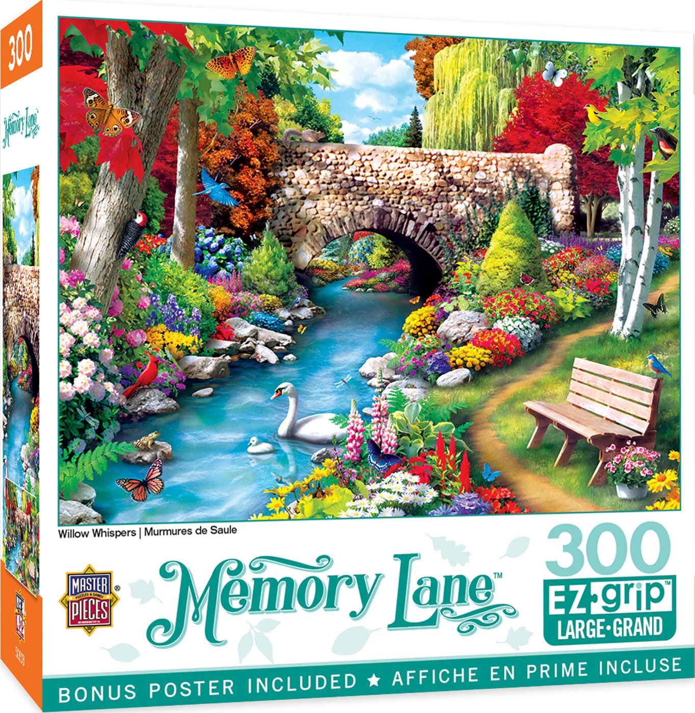 Masterpieces 300 Piece EZ Grip Jigsaw Puzzle - Willow Whispers - 18x24
