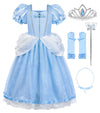 ReliBeauty Princess Costume for Girls Halloween Fairy Fancy Dress for Role Play with Accesscories, 100